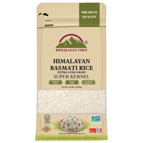Super Kernel Basmati Rice - 10 lbs | HIMALAYAN CHEF